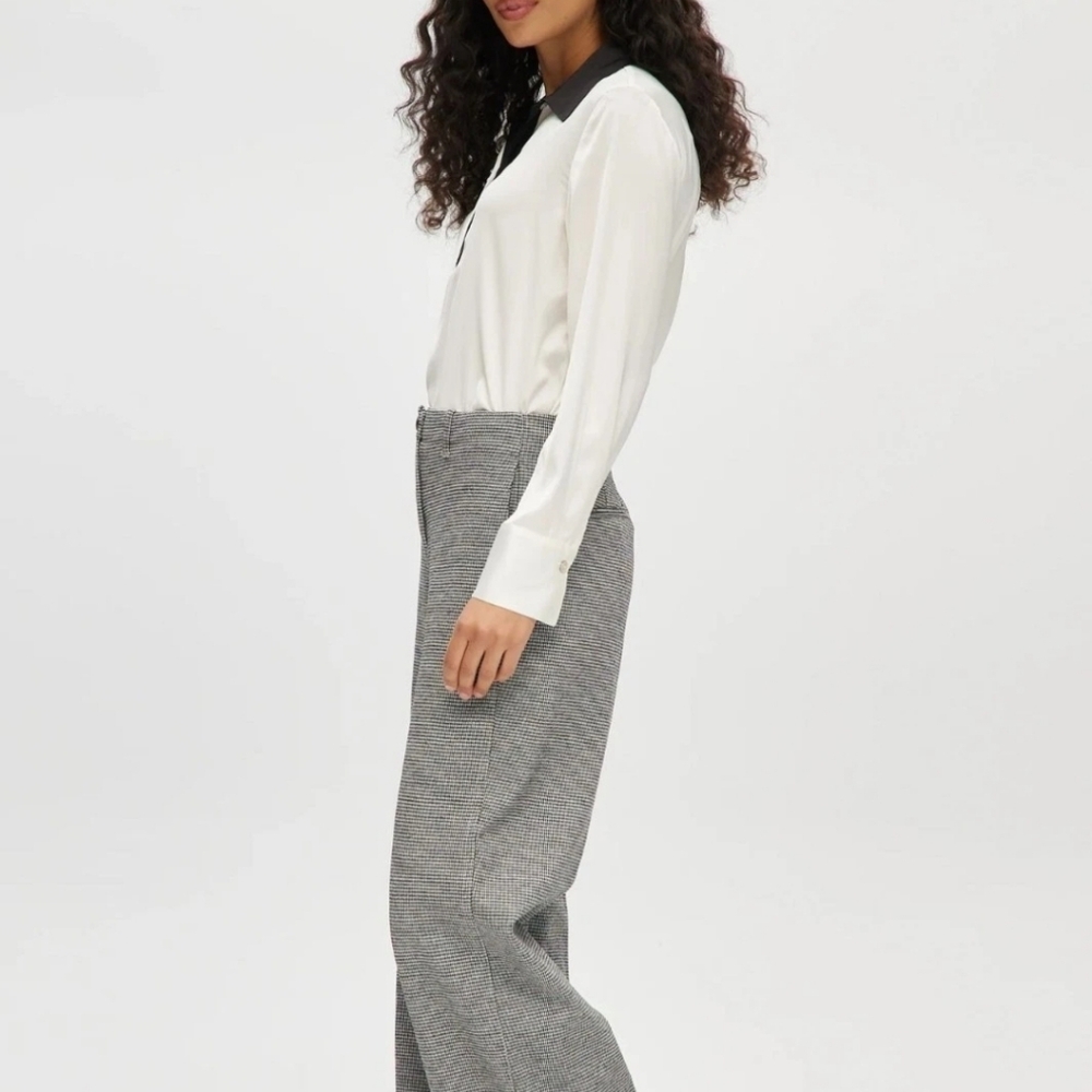 Hilary Radley Women's Front Slash Pockets Stretch Brushed Pants, New - Picture 6 of 8